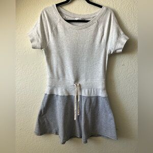 Victorias Secret Gray‎ Short Sleeve Dress with Drawstring Waist